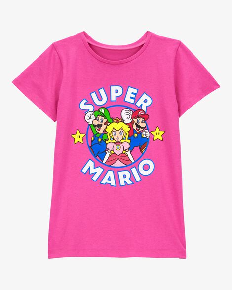  Product image 1 of Kid Super Mario™ Short-Sleeve Graphic Tee - Pink