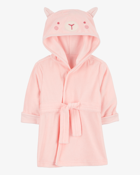 baby sheep hooded terry robe