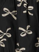 Black - Kid Bow Print Blouse, Selected