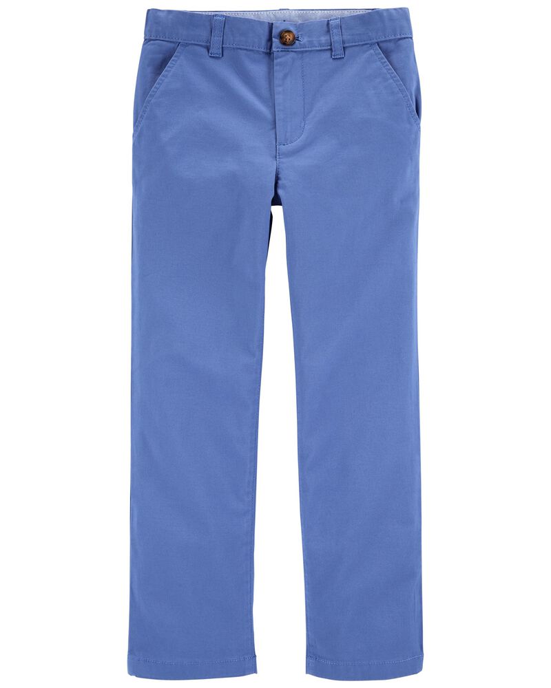 Blue Kid Flat-Front Pants | carters.com
