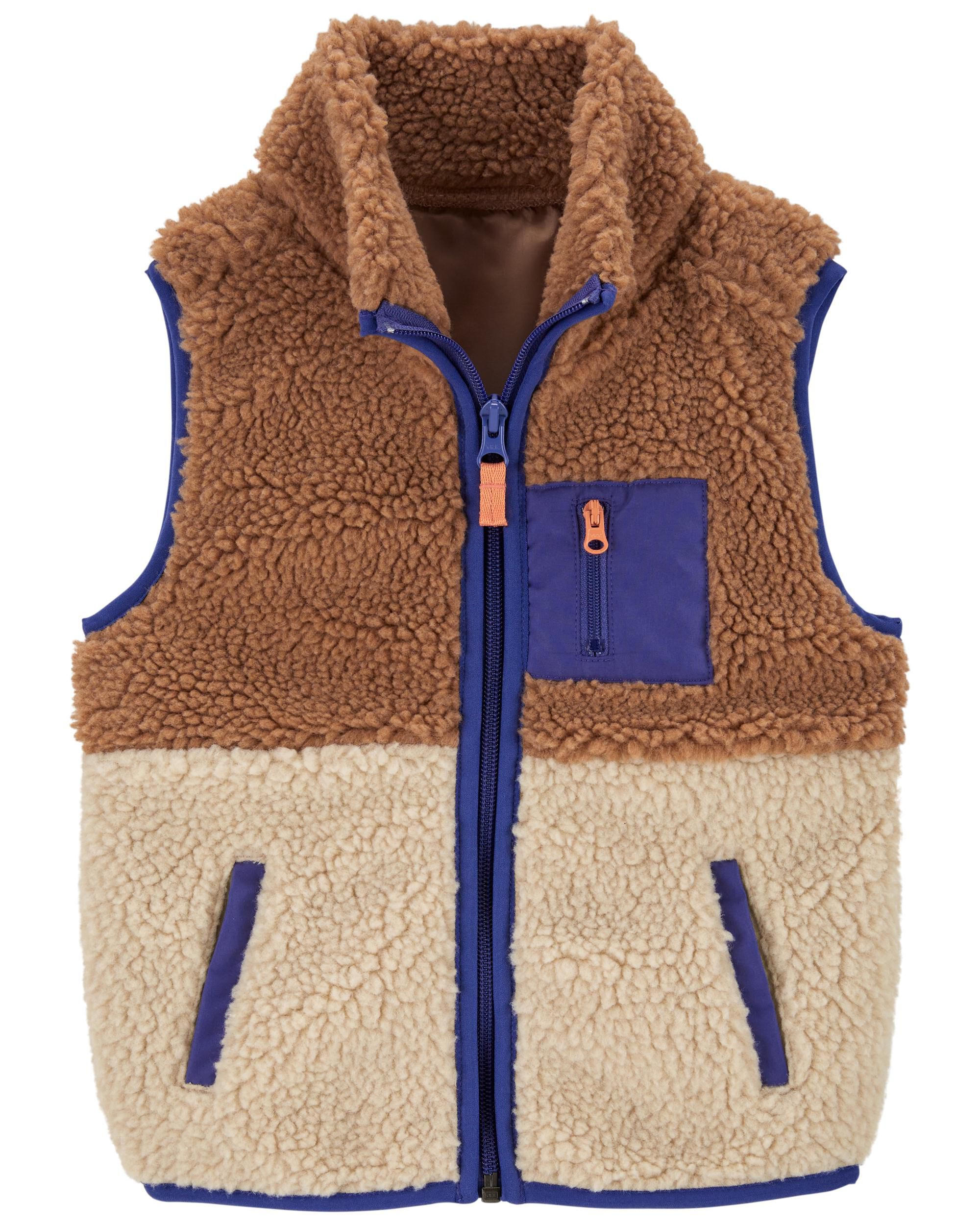 Infant sherpa vest sale