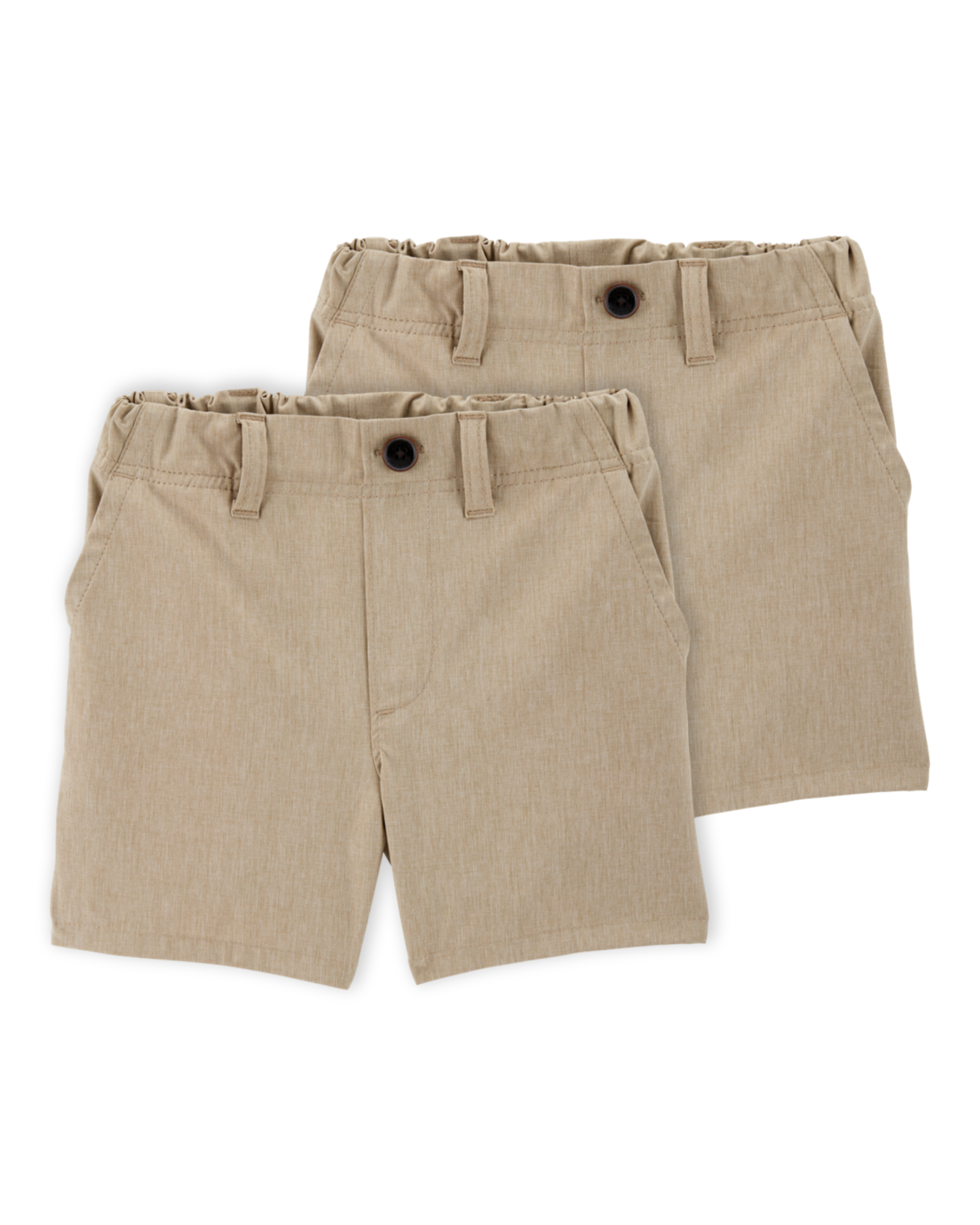 Toddler -Pack Active Pull-On Uniform Shorts