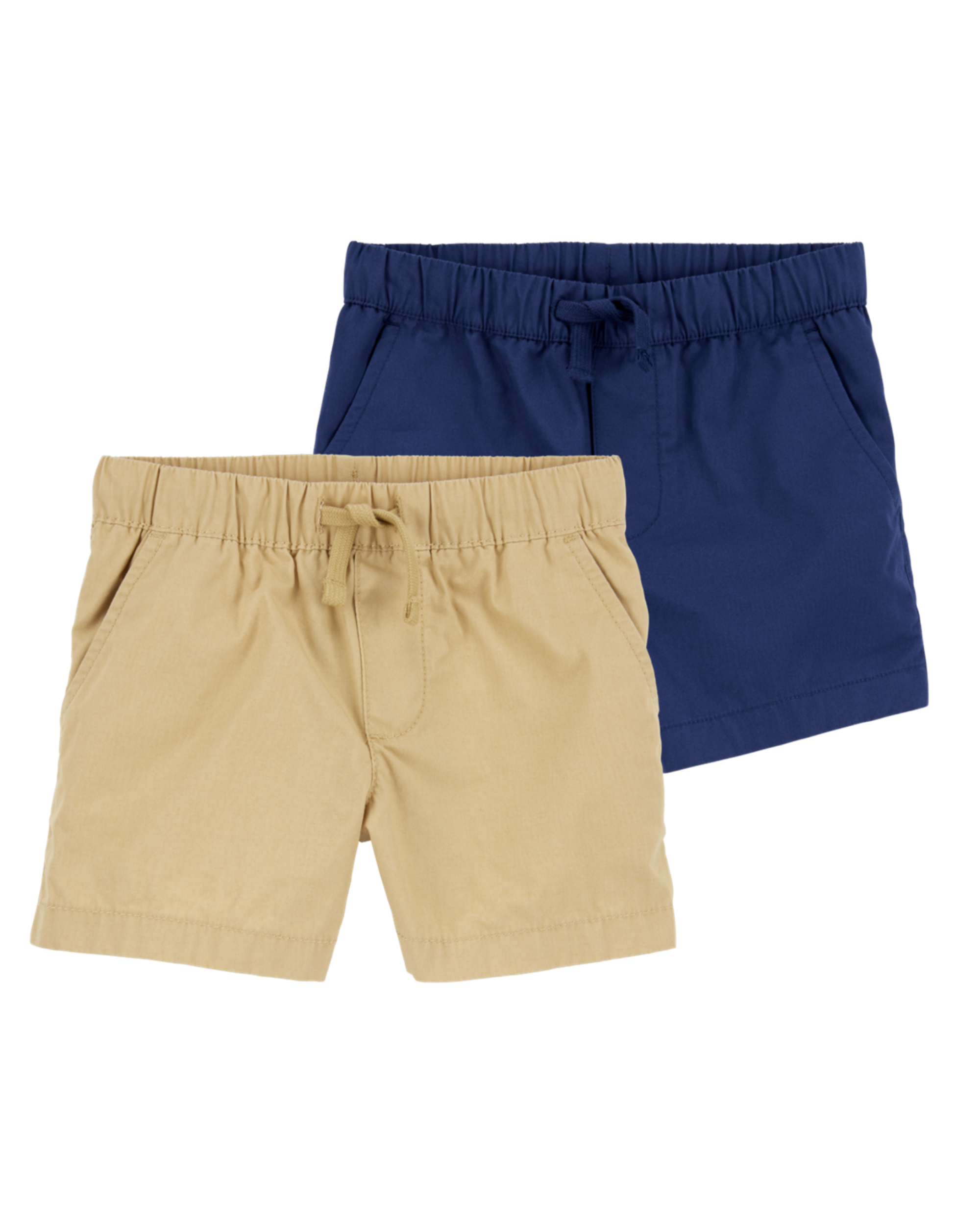 Toddler 2-Pack Pull-On Poplin Shorts