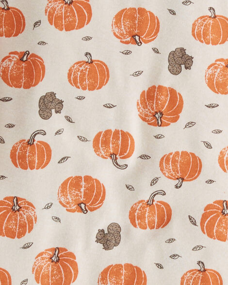 Product image 3 of Kid Organic Cotton Pajamas in Harvest Pumpkins