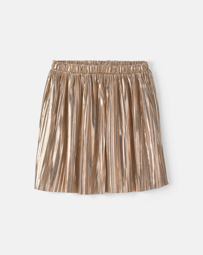 Carter's Little & Big Kid Girls Pleated Skirt, 8, Yellow