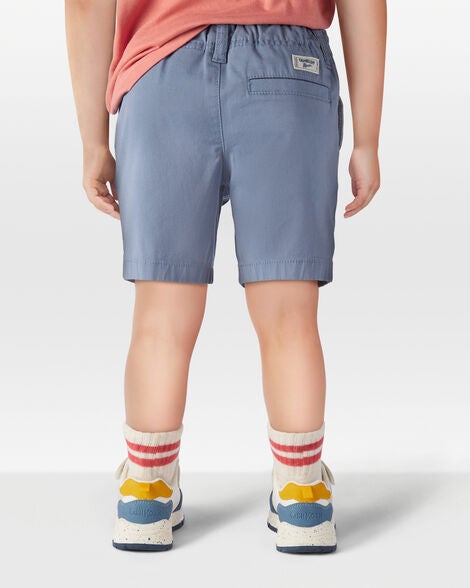  Product image 3 of Toddler Flat-Front Shorts - Blue