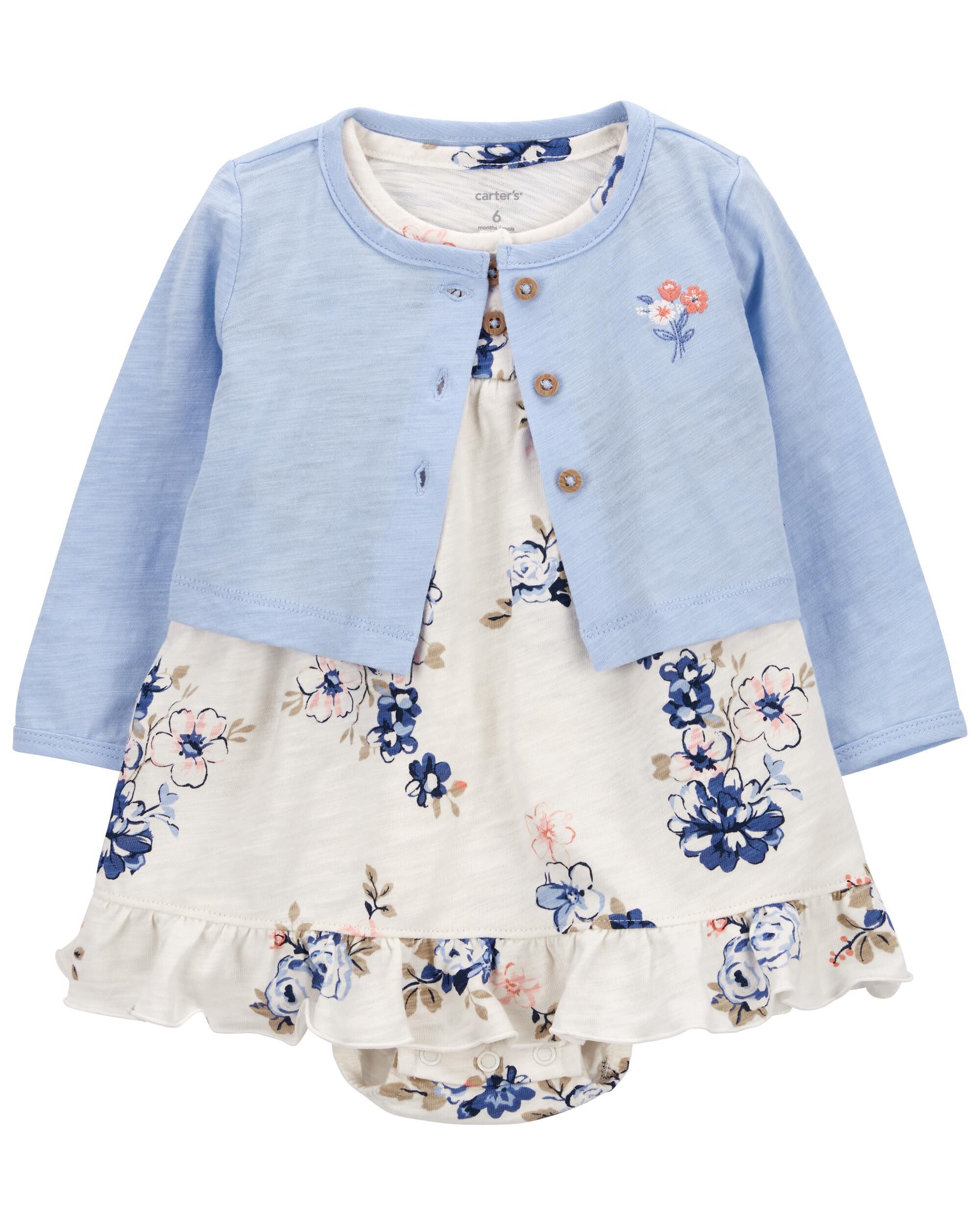 Carters baby girl dresses best sale