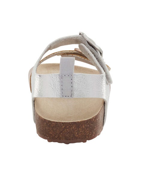  Product image 3 of Kid Buckle Faux Cork Sandals