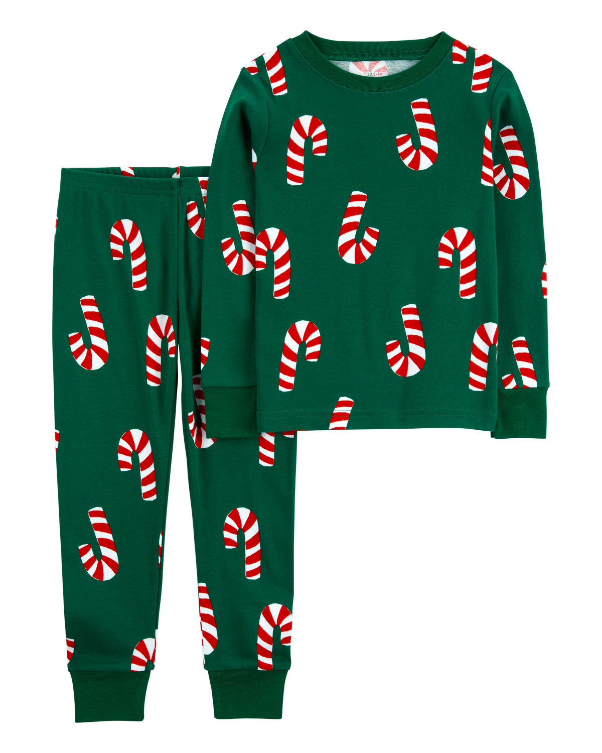 Toddler 2 Piece Christmas Candy Cane 100 Snug Fit Cotton Pajamas Carter s Carter s