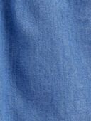Chambray - Toddler Chambray Pull-On Shorts - Blue, Selected