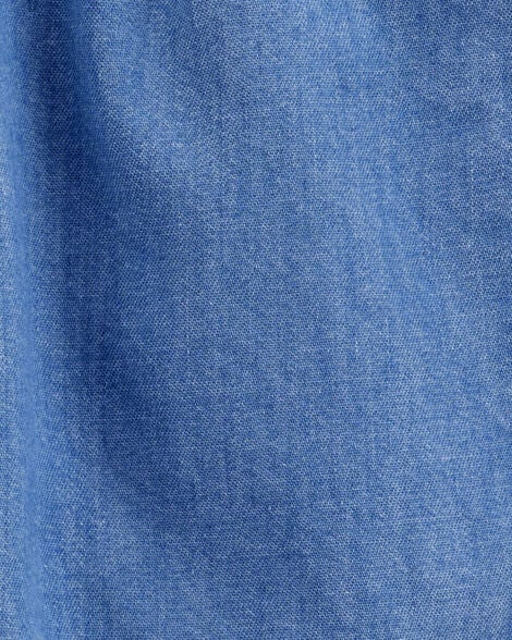  Product image 3 of Toddler Chambray Pull-On Shorts - Blue
