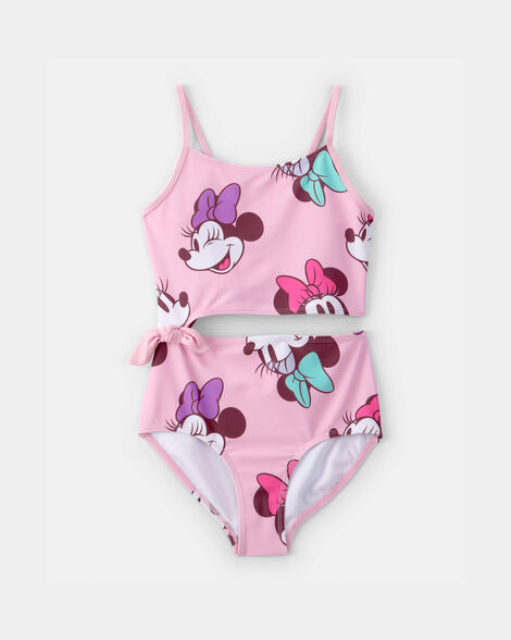girls disney© minnie mouse 1-piece swimsuit - pink