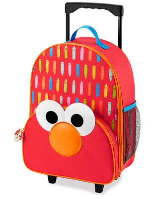 Product image 1 of Sesame Street Toddler Kids Carry-On Rolling Luggage - Elmo