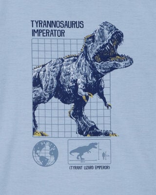 Product image 2 of Boys Dinosaur Loose Fit 2-Piece Pajamas - Blue