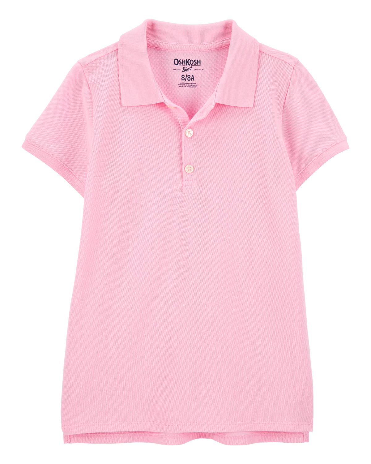 Buy U.S. Polo Assn. Pink Regular Fit Womens Pique Polo Shirt