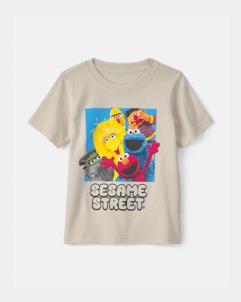 toddler sesame street™ graphic tee - cream
