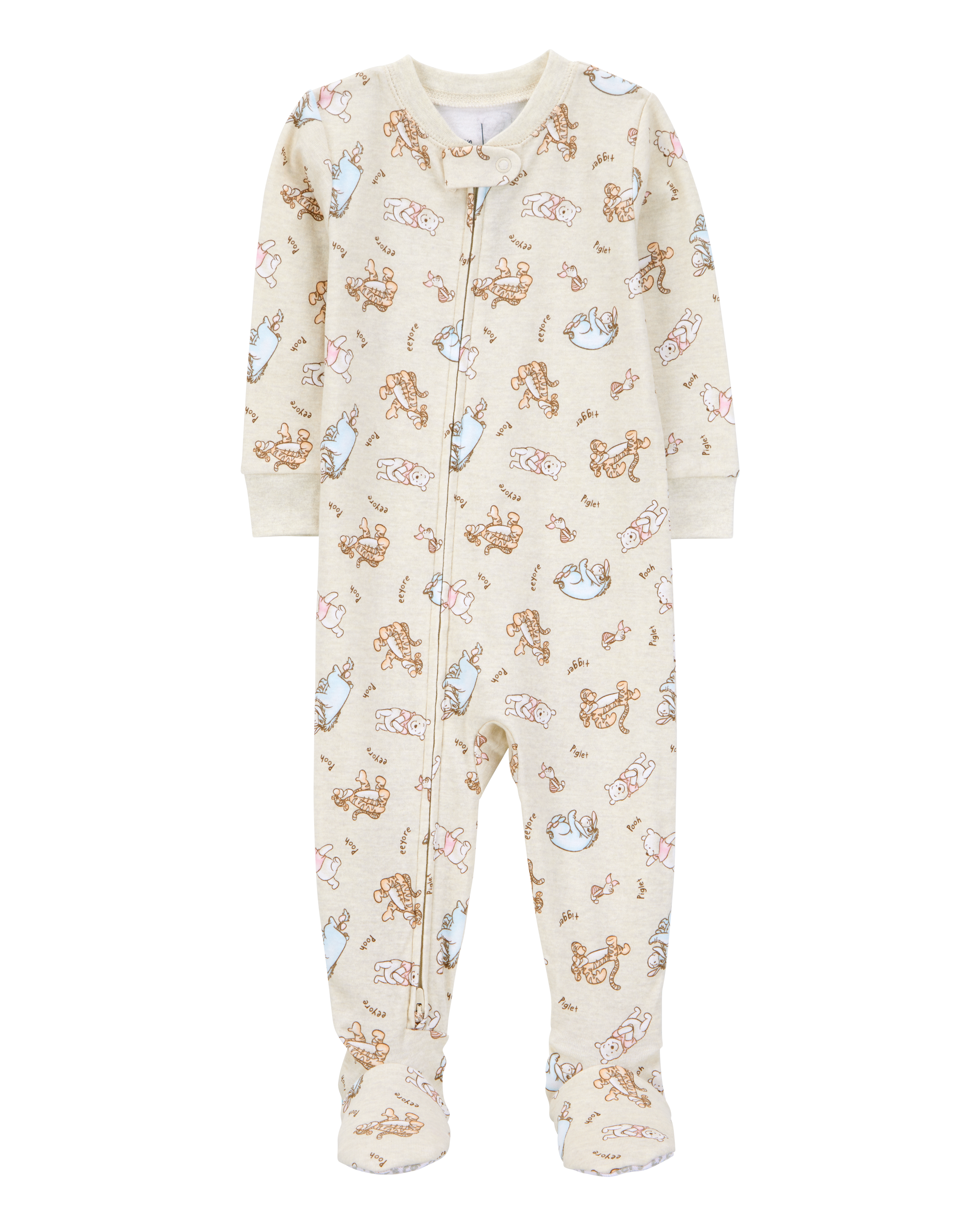 Baby Boy Winnie The Pooh Snug Fit Cotton Footie 1-Piece Pajamas