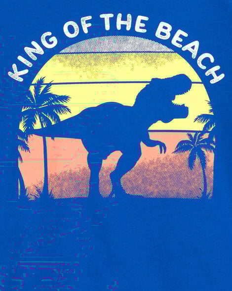 Product image 2 of Toddler Dinosaur King Of The Beach Graphic Tee