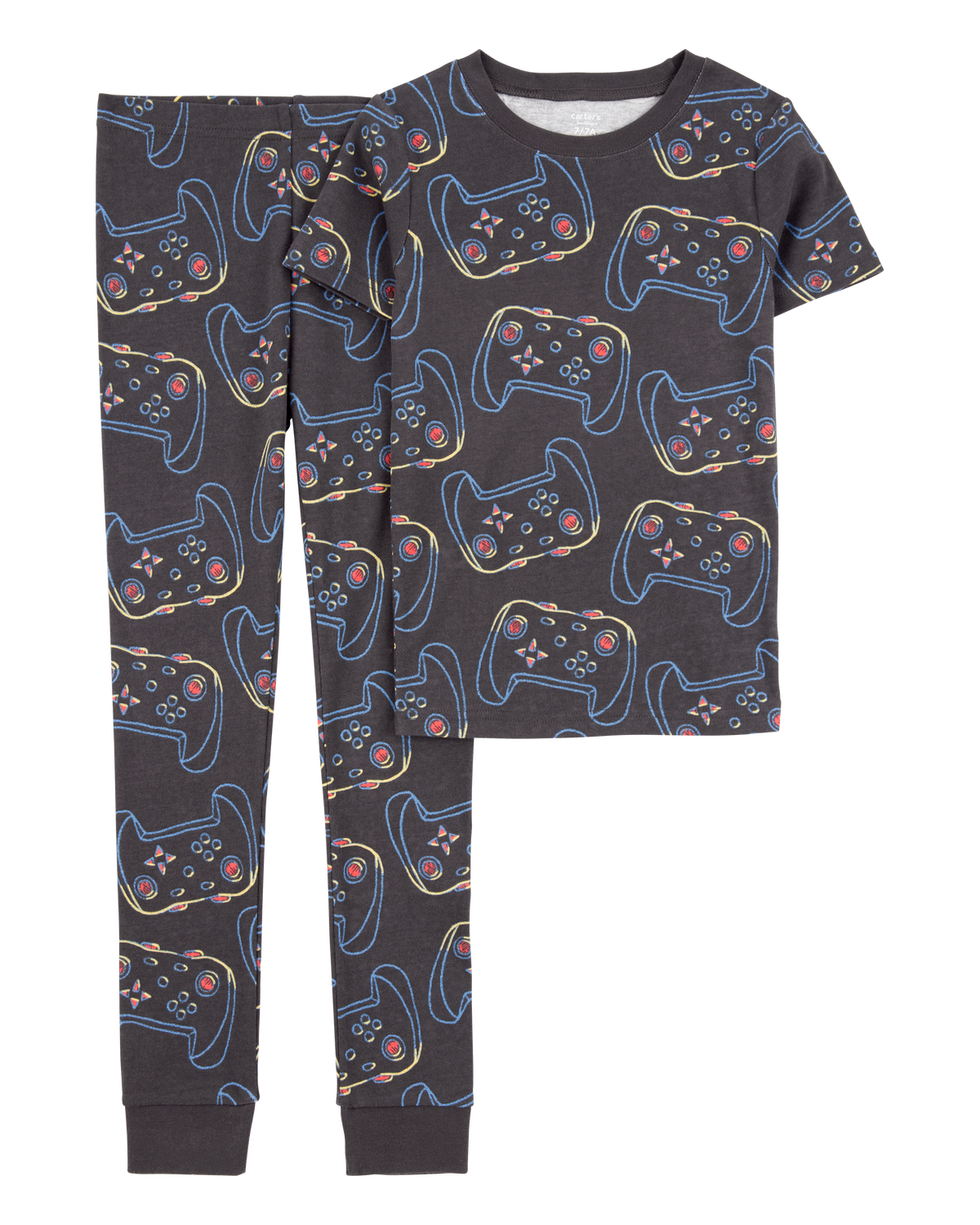 送料無料の商品 100% Game Video 2-Piece Boys Snug Black - Pajamas Cotton Fit Boys
