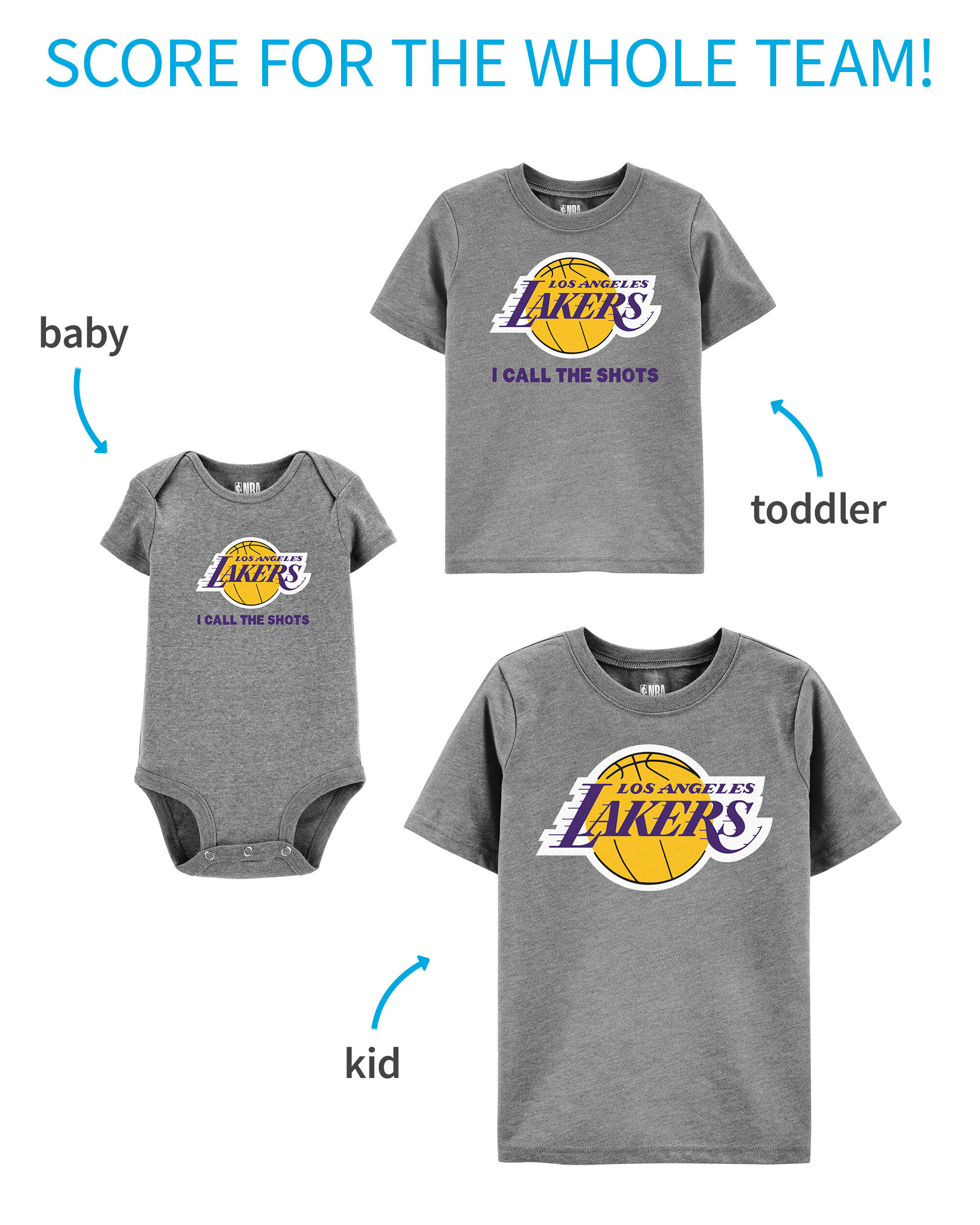 lakers kids clothing