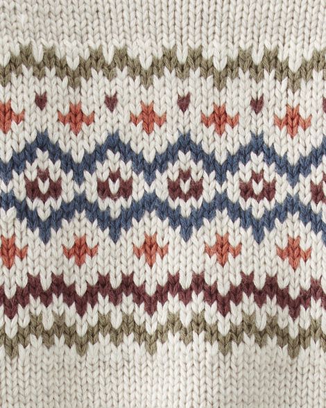  Product image 3 of Baby Organic Cotton Fair Isle Sweater