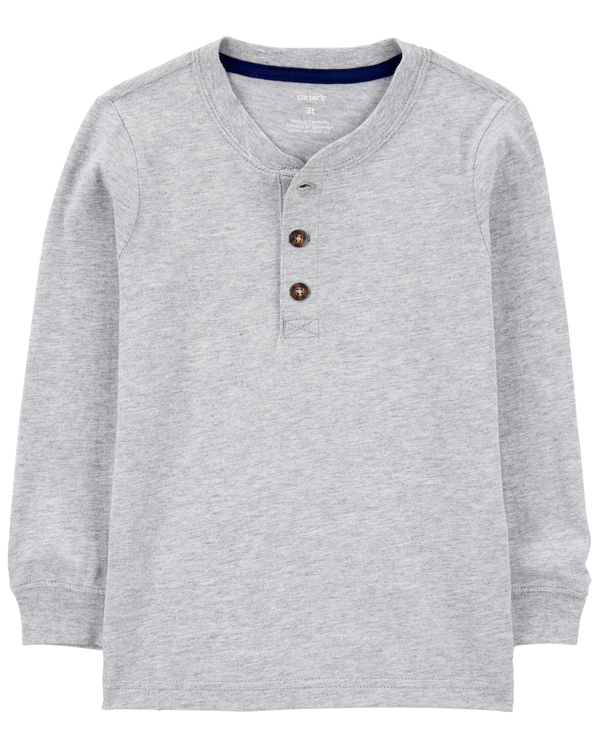 Toddler Boy Long-Sleeve Henley Tee