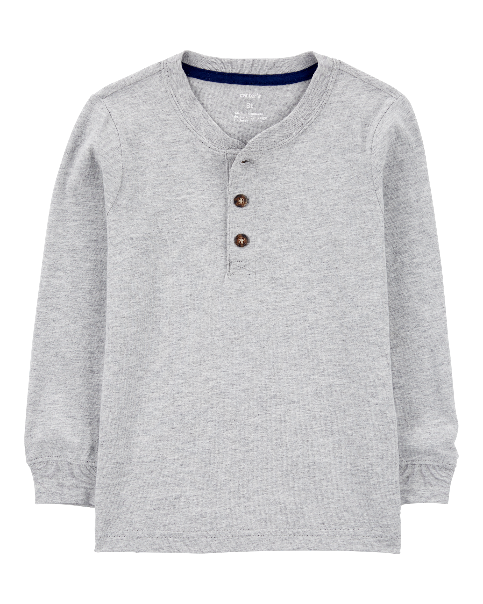 Toddler Boy Long-Sleeve Henley Tee