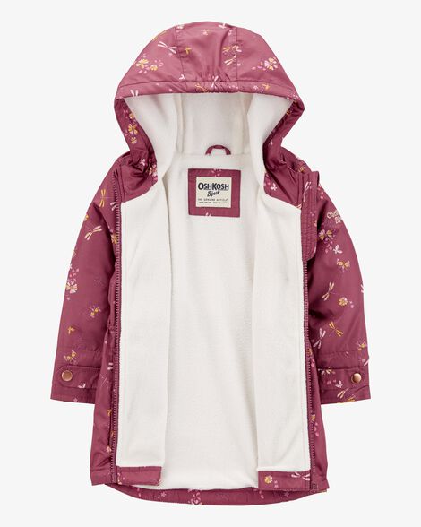  Product image 2 of Toddler Dragonfly Print Fleece-Lined Midweight Jacket
