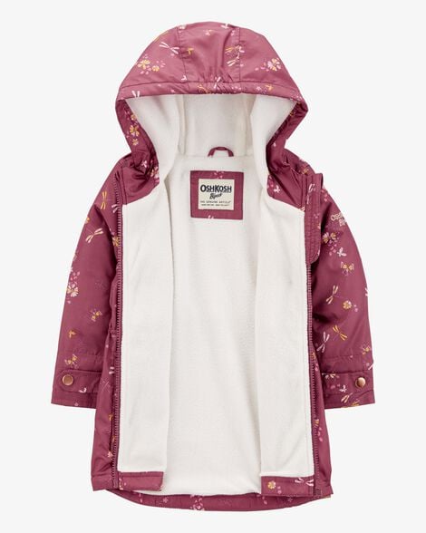 Product image 2 of Toddler Dragonfly Print Fleece-Lined Midweight Jacket