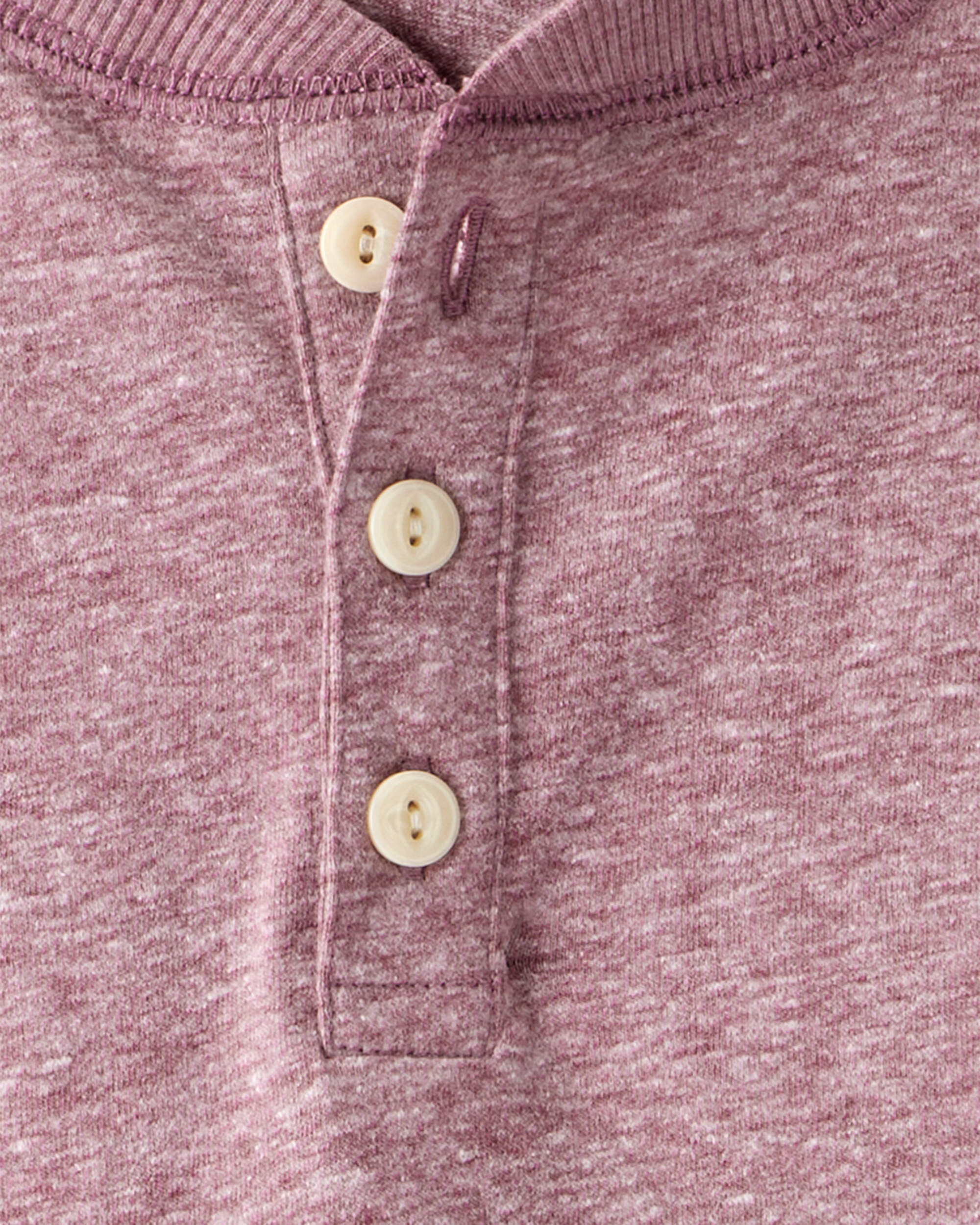 Boys Long-Sleeve Henley - Red - OshKosh B'gosh | Carter's