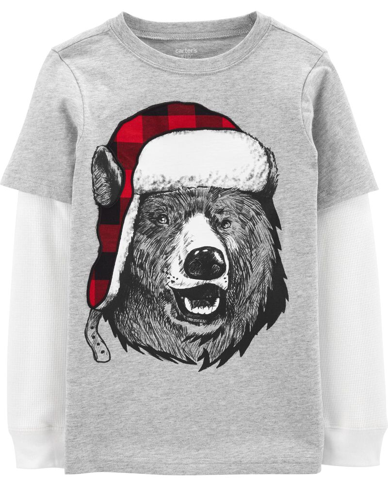 Winter Bear Layered Look Tee Carters Com