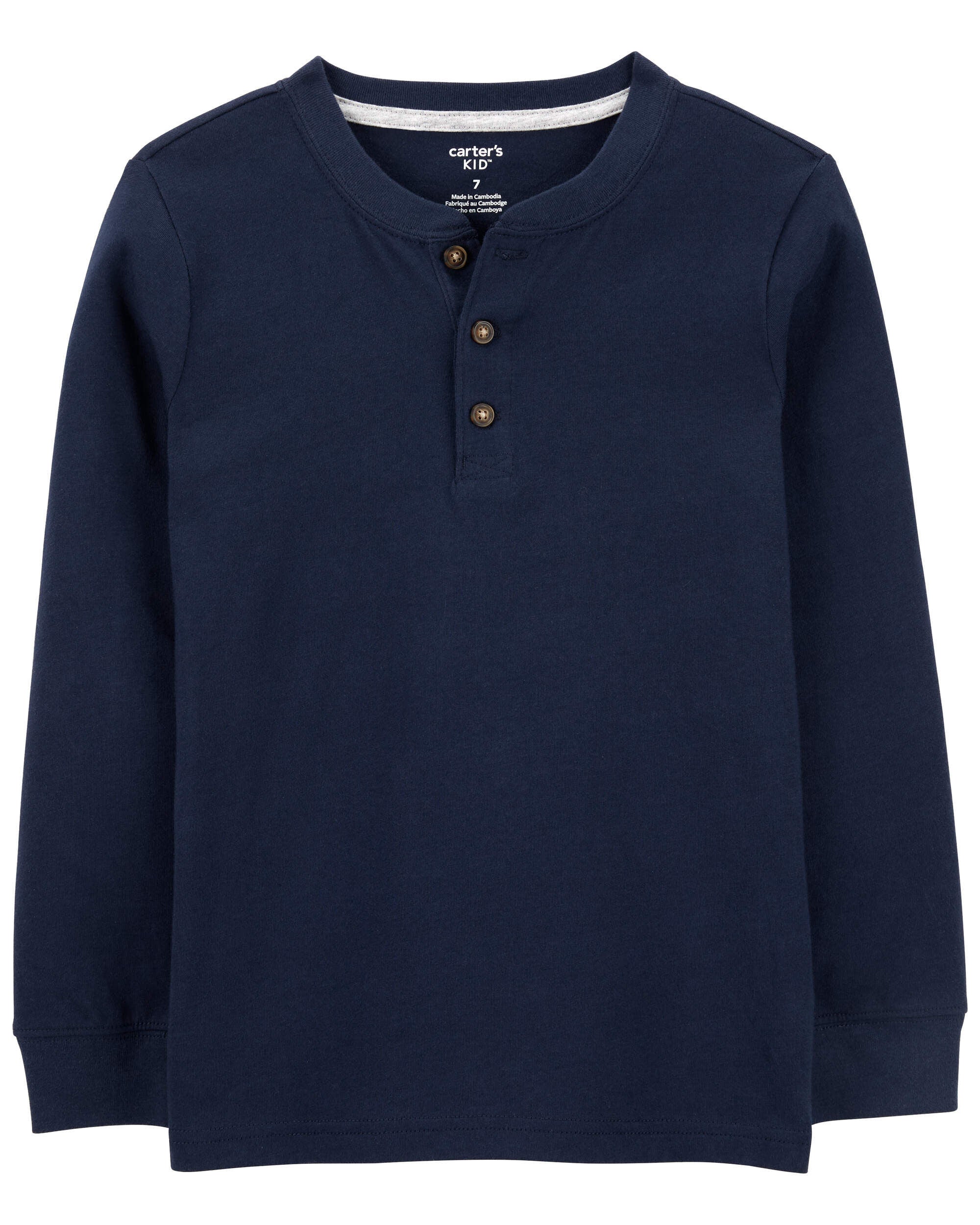 Kid Long-Sleeve Pocket Tee - Carter's | Carter's