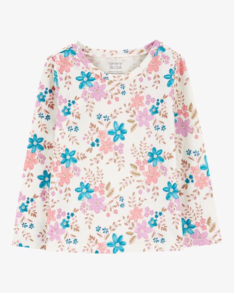  Product image 3 of Toddler 2-Piece Floral Tee & Flutter Dress Set