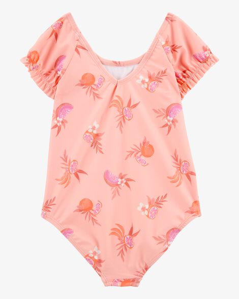  Product image 2 of Toddler 1-Piece Fruit Swimsuit - Coral