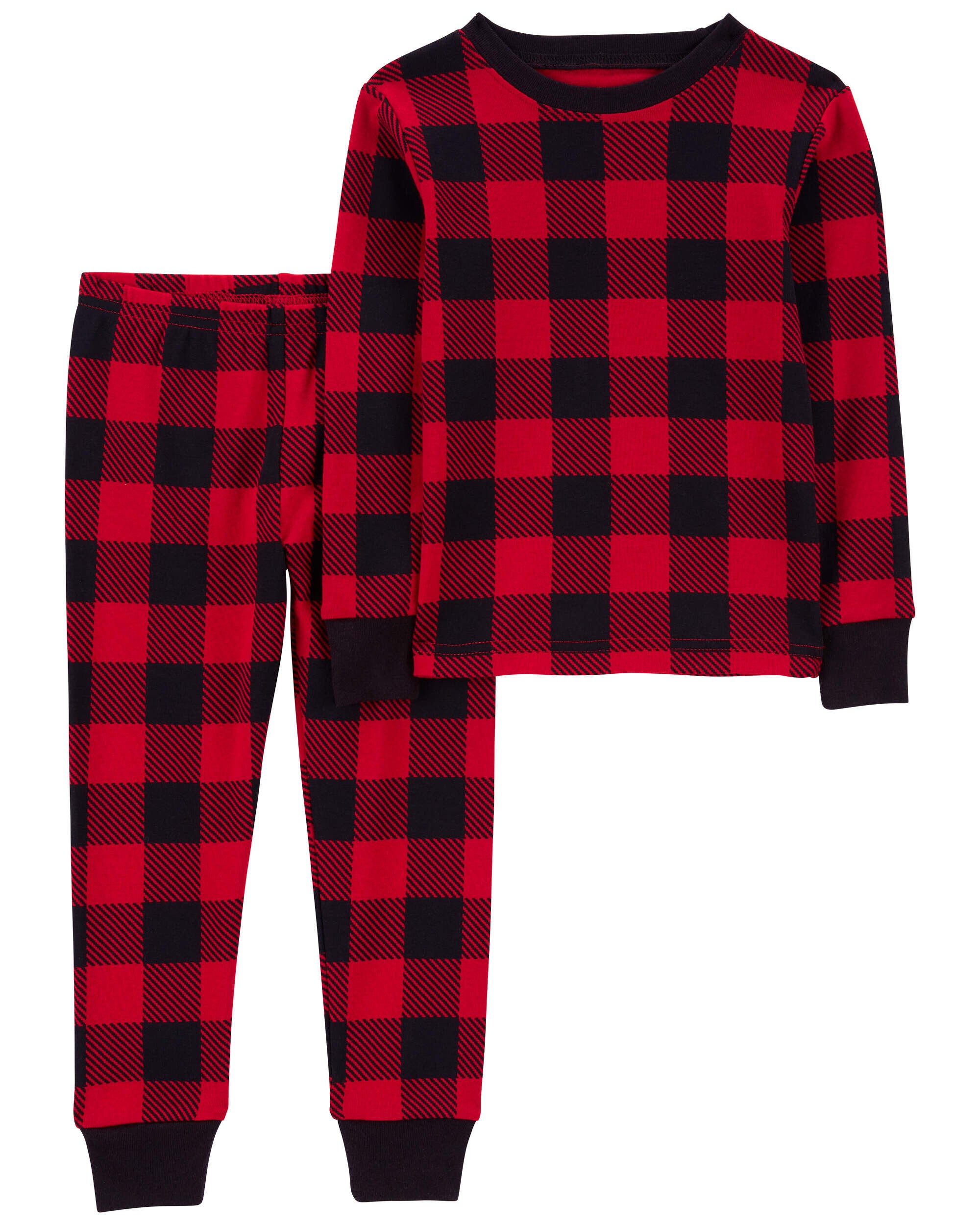 Toddler 2 Piece Buffalo Check 100 Snug Fit Cotton Pajamas Carter s Carter s