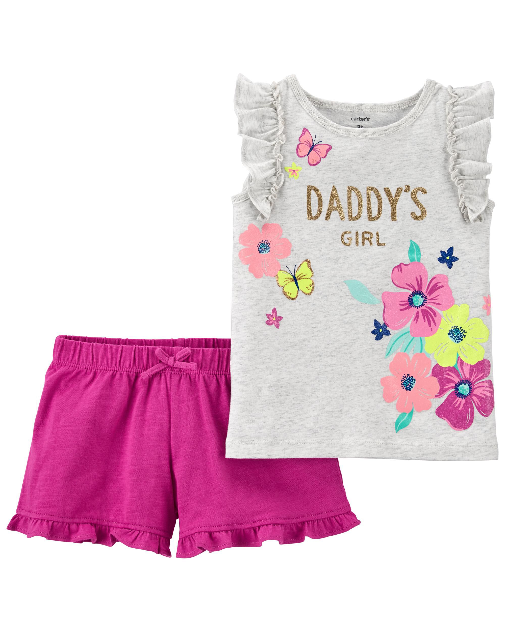 *DOORBUSTER* 2-Piece Daddy's Girl Tee & Short Set