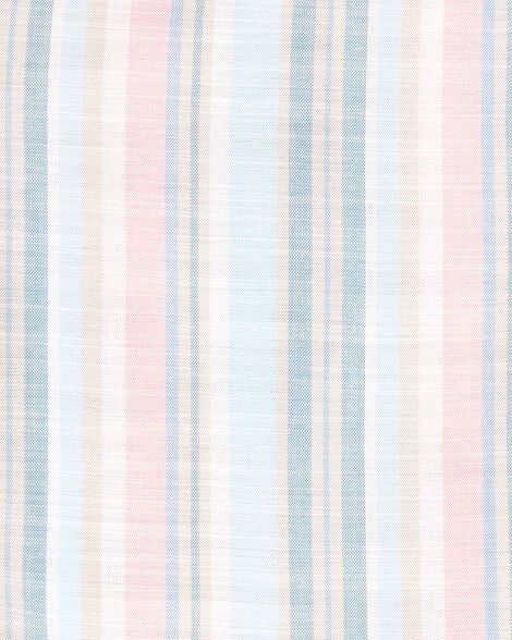  Product image 3 of Toddler Striped Sleeveless Linen Look-alike Fashion Top