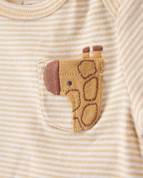 Product image 4 of Baby 7-Piece Animals Short-Sleeve Bodysuits & Pull-On Pants Set