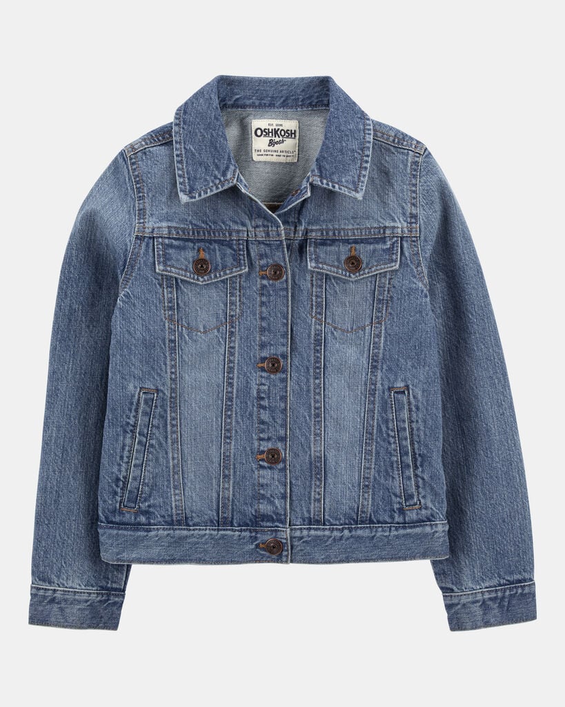 OshKosh B'gosh Girls Denim Jacket - Medium Wash 10 Spring Blue