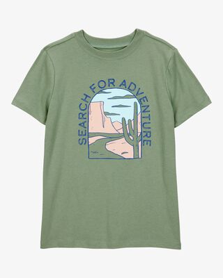 Product image 1 of Kid Search For Adventure Short-Sleeve Graphic Tee - Green