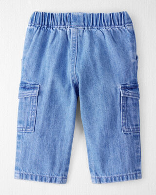 Product image 2 of Baby Organic Cotton Chambray Cargo Pants