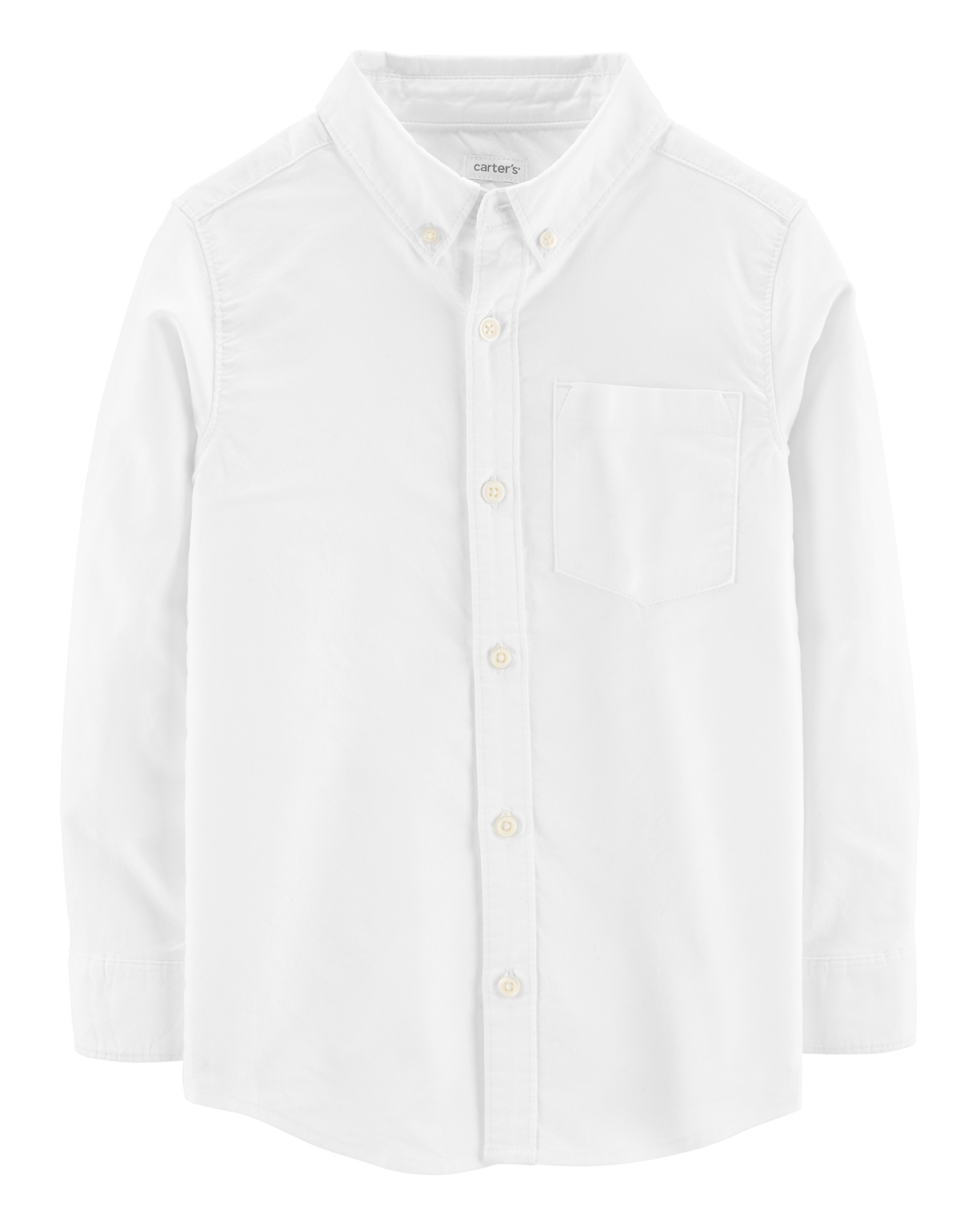 Kid Oxford Button Front Shirt Carter s Carter s