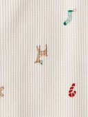 Baby 1-Piece Halloween 100% Snug Fit Cotton Footie Pajamas - Ivory
