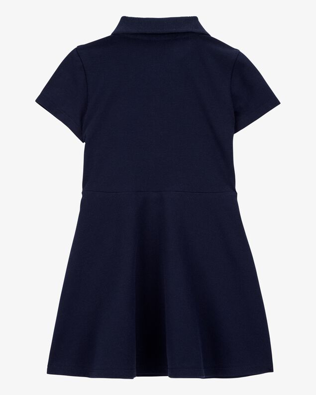 Product image 2 of Toddler Pique Short-Sleeve Uniform Dress - Navy