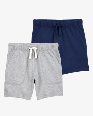 Product image 1 of Kid 2-Pack Pull-On French Terry Shorts