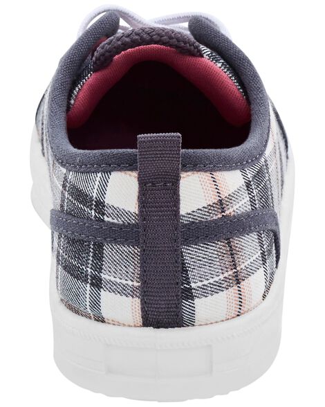  Product image 3 of Kid Plaid Canvas Sneakers