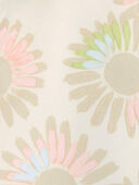 Cream Floral Print - Baby Floral Rain Jacket, Selected