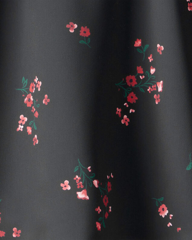 Product image 2 of Girls Floral Print Woven Skort - Black