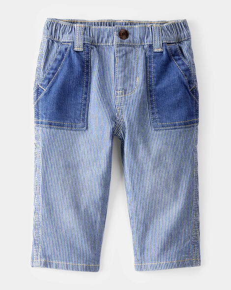  Product image 1 of Baby Vintage Inspired Hickory Denim Jeans - Cornwall Wash