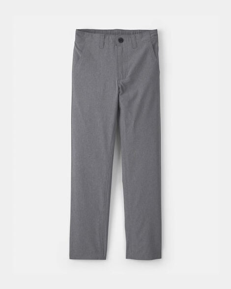 childrens grey dress pants Classic Collection Ethan Kids Steel Grey Super 150's Luxury Viscose Blend Suit Pants 19 Boys main image 1